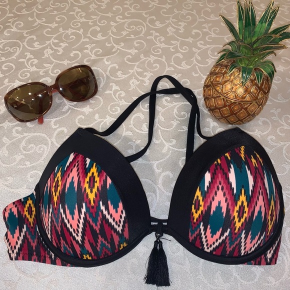 Shade & Shore Aztec Chevron Print Bikini Top - Picture 10 of 12